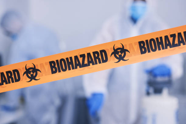 Professional Blood Cleanup technician working in Wellington, FL